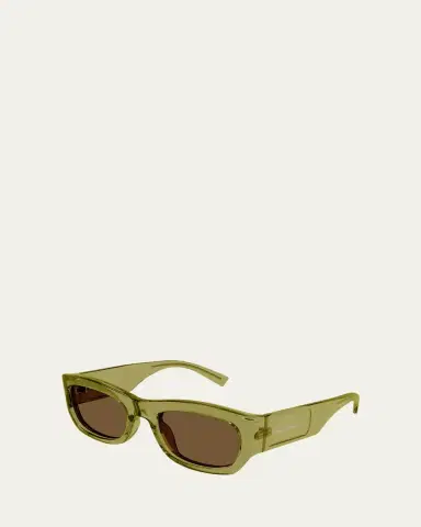 Saint Laurent Plastic Rectangle Sunglasses | Thumbnail 2 Saint Laurent Plastic Rectangle Sunglasses | Thumbnail 2