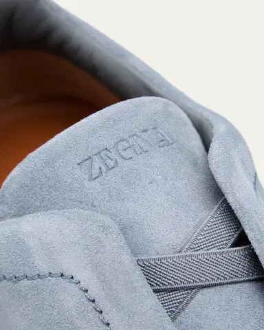 ZEGNA Men's Triple Stitch Suede Sneakers | Thumbnail 15 ZEGNA Men's Triple Stitch Suede Sneakers | Thumbnail 15