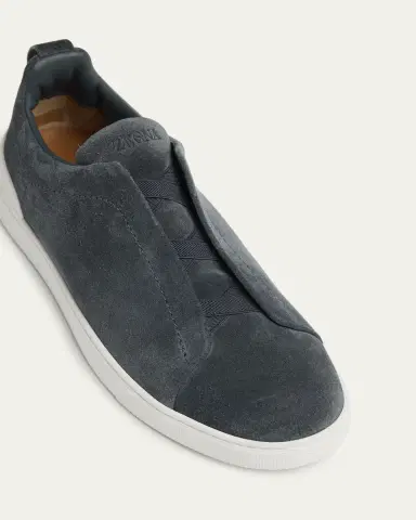 ZEGNA Men's Triple Stitch Suede Sneakers | Thumbnail 17 ZEGNA Men's Triple Stitch Suede Sneakers | Thumbnail 17