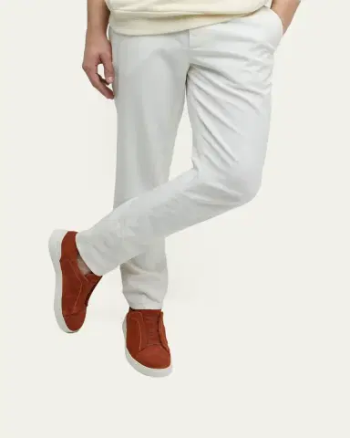 ZEGNA Men's Triple Stitch Suede Sneakers | Thumbnail 22 ZEGNA Men's Triple Stitch Suede Sneakers | Thumbnail 22