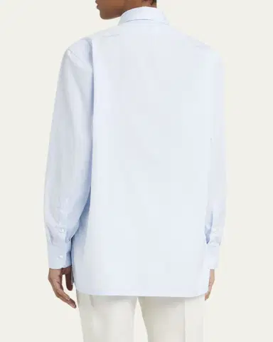 SETCHU Button Down Poplin Shirt | Thumbnail 3 SETCHU Button Down Poplin Shirt | Thumbnail 3