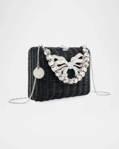 Judith Leiber Couture Hailey Bow Basket Clutch Bag | Thumbnail 2 Judith Leiber Couture Hailey Bow Basket Clutch Bag | Thumbnail 2