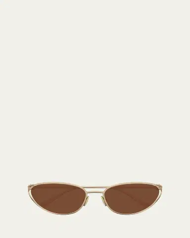 Bottega Veneta Knot Metal Cat-Eye Sunglasses | Thumbnail 3 Bottega Veneta Knot Metal Cat-Eye Sunglasses | Thumbnail 3