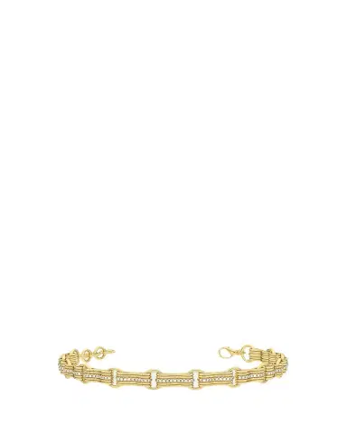 ALMASIKA 18K Yellow Gold Sagesse Pave link Bracelet | Thumbnail 1 ALMASIKA 18K Yellow Gold Sagesse Pave link Bracelet | Thumbnail 1