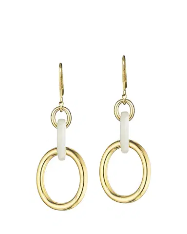 FARAONE MENNELLA by R.F.M.A.S. 18K Gold Mother of Pearl Drop Earrings | Thumbnail 1 FARAONE MENNELLA by R.F.M.A.S. 18K Gold Mother of Pearl Drop Earrings | Thumbnail 1
