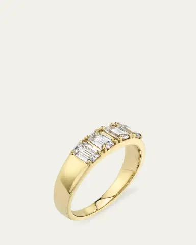 VRAI 14K Gold Lab Grown Diamond Emerald Tetrad Ring, 1.00tcw | Thumbnail 2 VRAI 14K Gold Lab Grown Diamond Emerald Tetrad Ring, 1.00tcw | Thumbnail 2