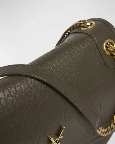 Saint Laurent Niki Large YSL Crossbody Bag in Lambskin Leather | Thumbnail 4 Saint Laurent Niki Large YSL Crossbody Bag in Lambskin Leather | Thumbnail 4