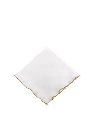 Tina Chen Designs Golden Lettuce Edge Napkin | Thumbnail 1 Tina Chen Designs Golden Lettuce Edge Napkin | Thumbnail 1