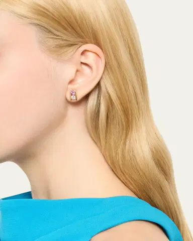 Uniform Object Major Impact Diamond and Gemstone Stud Earrings | Thumbnail 2 Uniform Object Major Impact Diamond and Gemstone Stud Earrings | Thumbnail 2