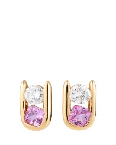 Uniform Object Major Impact Diamond and Gemstone Stud Earrings | Thumbnail 1 Uniform Object Major Impact Diamond and Gemstone Stud Earrings | Thumbnail 1