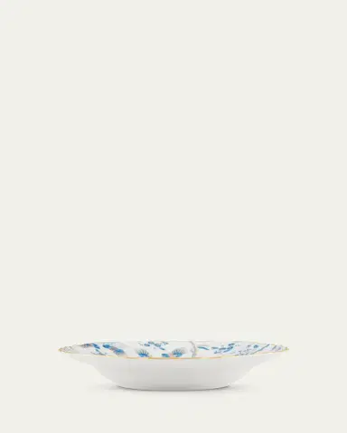 Ginori 1735 Oro di Doccia Soup Plate, Turchese | Thumbnail 4 Ginori 1735 Oro di Doccia Soup Plate, Turchese | Thumbnail 4