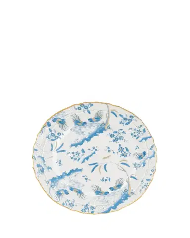 Ginori 1735 Oro di Doccia Soup Plate, Turchese | Thumbnail 1 Ginori 1735 Oro di Doccia Soup Plate, Turchese | Thumbnail 1