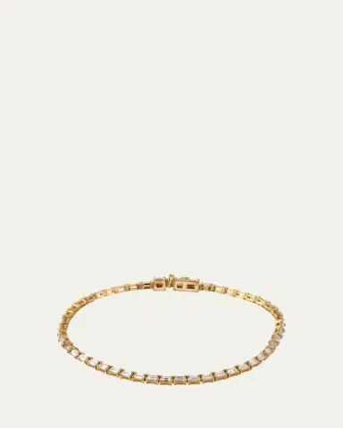 Lana 14K Baguette Diamond Tennis Bracelet | Thumbnail 6 Lana 14K Baguette Diamond Tennis Bracelet | Thumbnail 6
