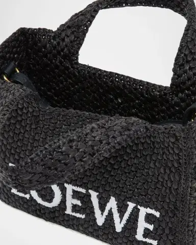 LOEWE x Paula's Ibiza Font Logo Mini Tote Bag in Raffia | Thumbnail 8 LOEWE x Paula's Ibiza Font Logo Mini Tote Bag in Raffia | Thumbnail 8