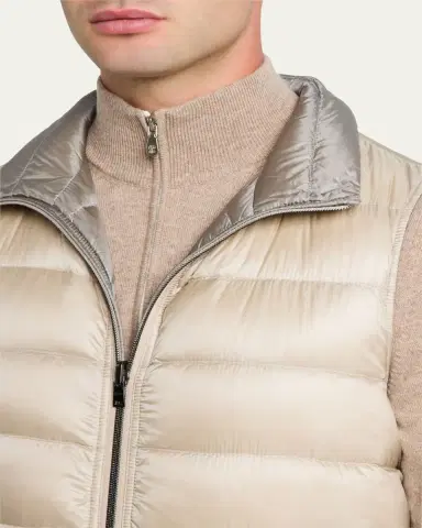 HERNO Men's Reversible Down Nylon Vest | Thumbnail 5 HERNO Men's Reversible Down Nylon Vest | Thumbnail 5
