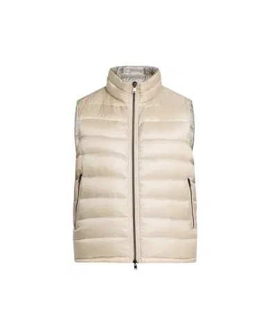 HERNO Men's Reversible Down Nylon Vest | Thumbnail 1 HERNO Men's Reversible Down Nylon Vest | Thumbnail 1