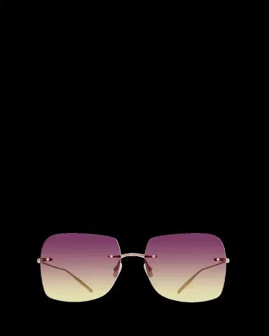 Barton Perreira Sharona Rimless Sun Kissed Titanium Square Sunglasses | Thumbnail 2 Barton Perreira Sharona Rimless Sun Kissed Titanium Square Sunglasses | Thumbnail 2