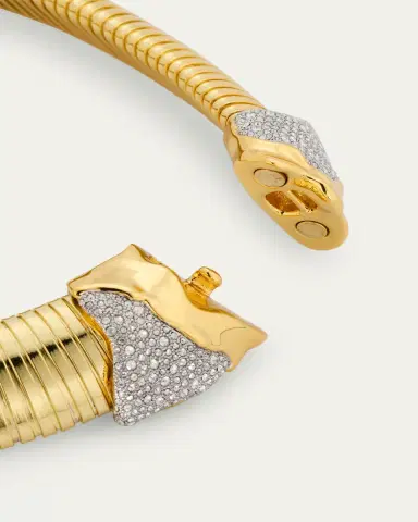 ALEXIS BITTAR Solanales Gold Tubogas Collar Necklace | Thumbnail 4 ALEXIS BITTAR Solanales Gold Tubogas Collar Necklace | Thumbnail 4