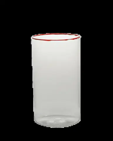 Tuttoattaccato Red Highball Glass, 15.2 oz. | Thumbnail 2 Tuttoattaccato Red Highball Glass, 15.2 oz. | Thumbnail 2
