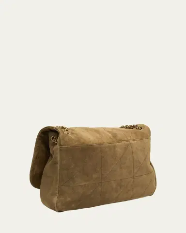 Saint Laurent Jamie 4.3 Maxi YSL Shoulder Bag in Quilted Suede | Thumbnail 3 Saint Laurent Jamie 4.3 Maxi YSL Shoulder Bag in Quilted Suede | Thumbnail 3