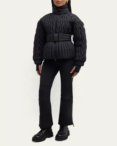 Moncler Grenoble Stretch Fitted Ski Trousers | Thumbnail 2 Moncler Grenoble Stretch Fitted Ski Trousers | Thumbnail 2