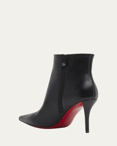 Christian Louboutin So Apostropha Leather Red Sole Stiletto Booties | Thumbnail 4 Christian Louboutin So Apostropha Leather Red Sole Stiletto Booties | Thumbnail 4