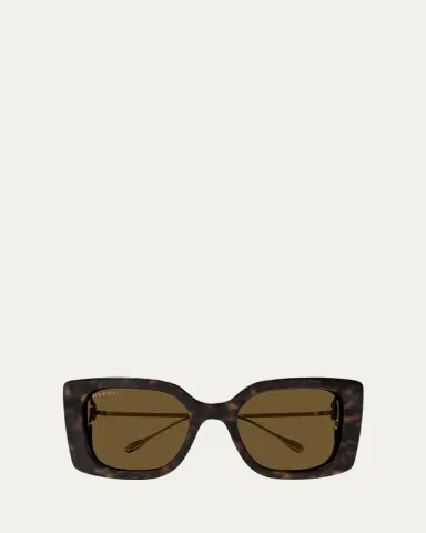 Gucci GG Mixed-Media Butterfly Sunglasses | Thumbnail 3 Gucci GG Mixed-Media Butterfly Sunglasses | Thumbnail 3