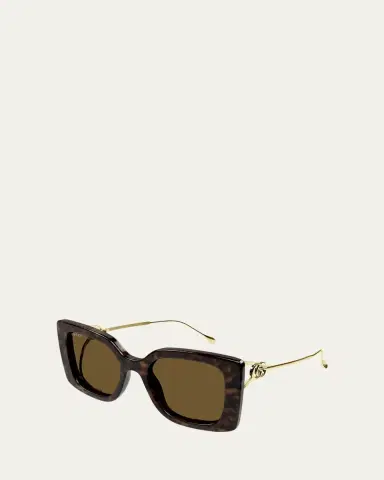 Gucci GG Mixed-Media Butterfly Sunglasses | Thumbnail 4 Gucci GG Mixed-Media Butterfly Sunglasses | Thumbnail 4