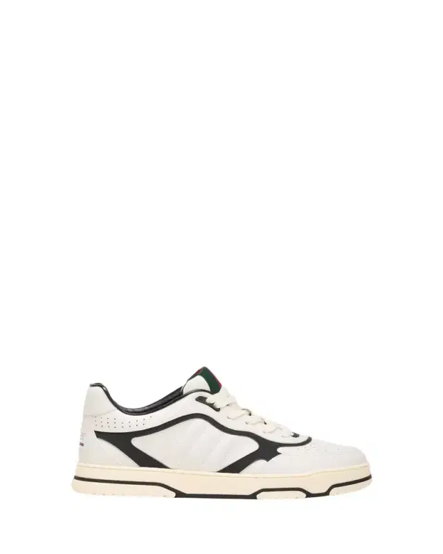 Men's Re-Web Gummed Calf Leather Sneakers Men's Re-Web Gummed Calf Leather Sneakers