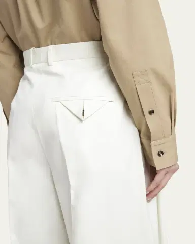 Bottega Veneta Light Cotton Twill Trousers | Thumbnail 5 Bottega Veneta Light Cotton Twill Trousers | Thumbnail 5