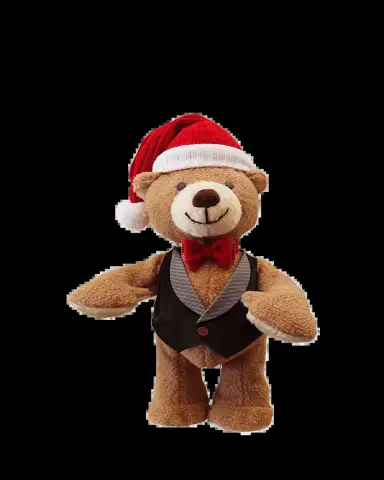 Creation Group Bobby the Standing Animatronic Christmas Bear | Thumbnail 2 Creation Group Bobby the Standing Animatronic Christmas Bear | Thumbnail 2