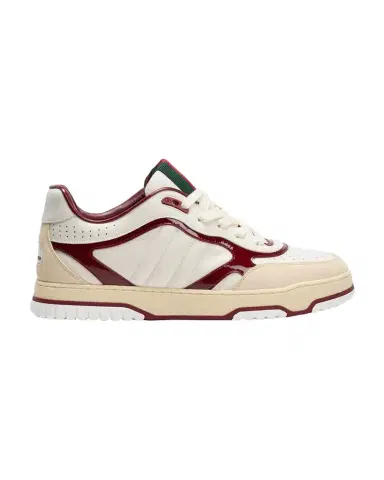 Gucci Men's Re-Web Suede and Calf Patent Leather Sneakers | Thumbnail 1 Gucci Men's Re-Web Suede and Calf Patent Leather Sneakers | Thumbnail 1
