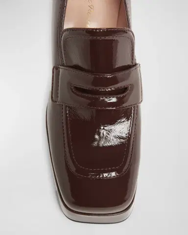 Gianvito Rossi Patent Platform Penny Loafers | Thumbnail 5 Gianvito Rossi Patent Platform Penny Loafers | Thumbnail 5
