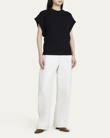 Bottega Veneta Short Sleeve Wool Sweater | Thumbnail 2 Bottega Veneta Short Sleeve Wool Sweater | Thumbnail 2