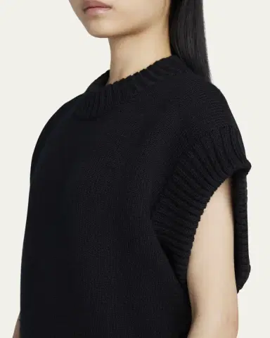 Bottega Veneta Short Sleeve Wool Sweater | Thumbnail 5 Bottega Veneta Short Sleeve Wool Sweater | Thumbnail 5