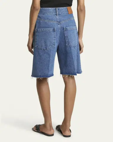Loewe Anagram Long Denim Shorts | Thumbnail 9 Loewe Anagram Long Denim Shorts | Thumbnail 9