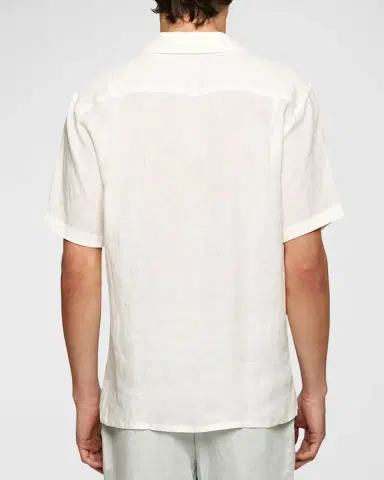 Orlebar Brown Men's Maitan Linen Camp Shirt | Thumbnail 2 Orlebar Brown Men's Maitan Linen Camp Shirt | Thumbnail 2