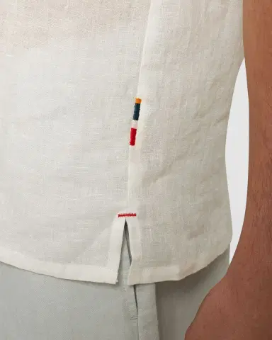 Orlebar Brown Men's Maitan Linen Camp Shirt | Thumbnail 3 Orlebar Brown Men's Maitan Linen Camp Shirt | Thumbnail 3
