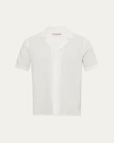Orlebar Brown Men's Maitan Linen Camp Shirt | Thumbnail 5 Orlebar Brown Men's Maitan Linen Camp Shirt | Thumbnail 5