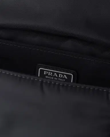 Prada Men's Re-Nylon and Saffiano Leather Shoulder Bag | Thumbnail 2 Prada Men's Re-Nylon and Saffiano Leather Shoulder Bag | Thumbnail 2