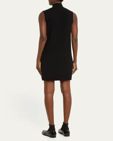 Versace Button-Front Knit Medusa Mini Dress | Thumbnail 9 Versace Button-Front Knit Medusa Mini Dress | Thumbnail 9