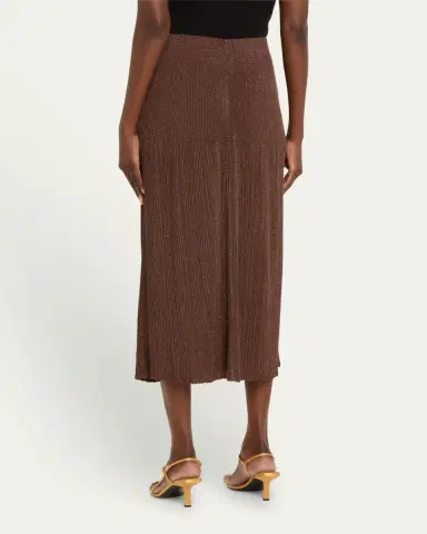 Lafayette 148 New York Ribbed Shimmer Knit Midi Skirt | Thumbnail 3 Lafayette 148 New York Ribbed Shimmer Knit Midi Skirt | Thumbnail 3