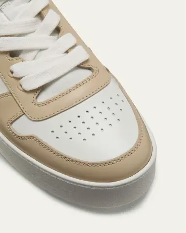 Prada Downtown Bicolor Leather Low-Top Sneakers | Thumbnail 5 Prada Downtown Bicolor Leather Low-Top Sneakers | Thumbnail 5