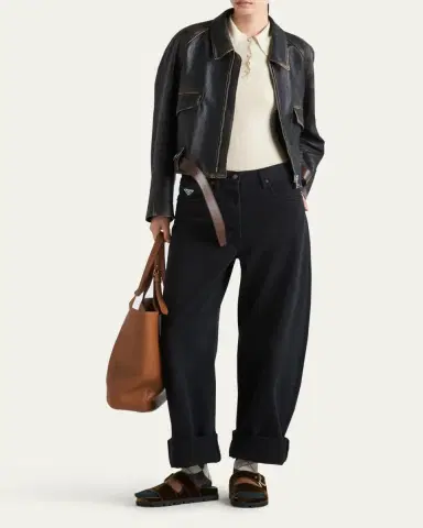 Prada Straight Leg Denim Pants | Thumbnail 2 Prada Straight Leg Denim Pants | Thumbnail 2