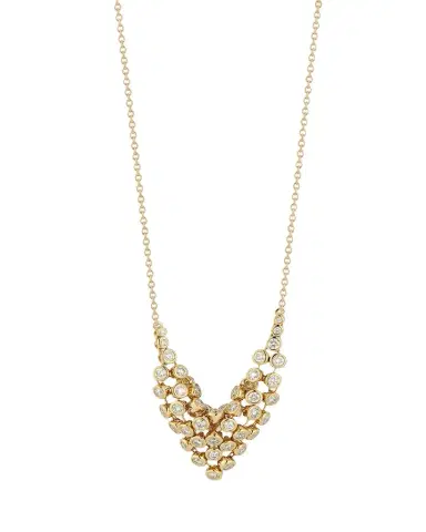 ONDYN Small Diamond Bias Pendant Necklace, 22"L | Thumbnail 1 ONDYN Small Diamond Bias Pendant Necklace, 22"L | Thumbnail 1