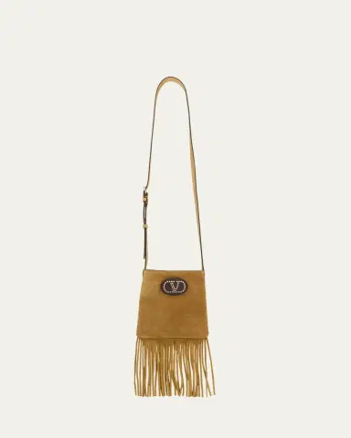 Valentino Garavani Nellcote Fringe Suede Crossbody Bag | Thumbnail 6 Valentino Garavani Nellcote Fringe Suede Crossbody Bag | Thumbnail 6