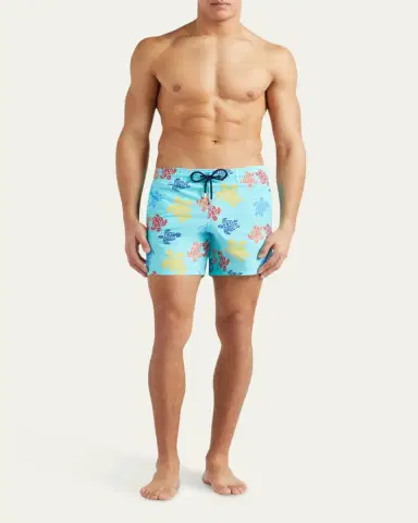 Vilebrequin Men's Multi Turtle-Print Swim Shorts | Thumbnail 2 Vilebrequin Men's Multi Turtle-Print Swim Shorts | Thumbnail 2