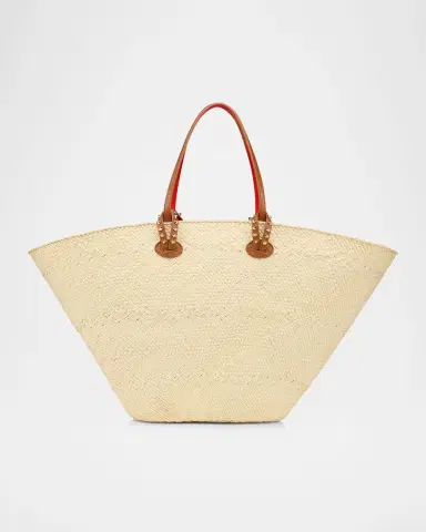 Christian Louboutin Cabata Mini Basket Tote Bag in Raffia | Thumbnail 3 Christian Louboutin Cabata Mini Basket Tote Bag in Raffia | Thumbnail 3