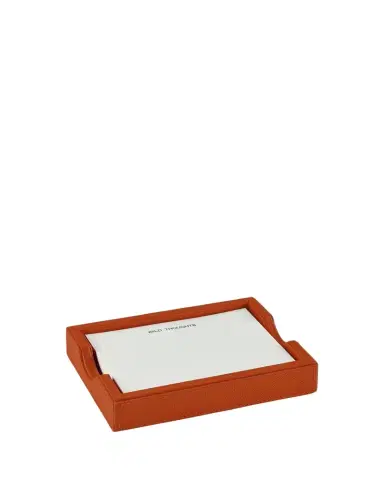 Graphic Image Leather Memo Tray with 100 "Wild Thoughts" Note Cards | Thumbnail 1 Graphic Image Leather Memo Tray with 100 "Wild Thoughts" Note Cards | Thumbnail 1