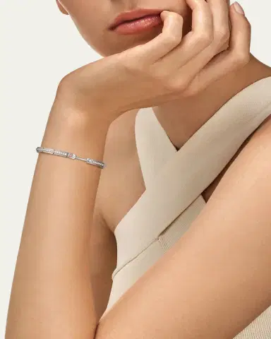 NOUVEL HERITAGE 18K Tuxedo Mood Bangle | Thumbnail 2 NOUVEL HERITAGE 18K Tuxedo Mood Bangle | Thumbnail 2